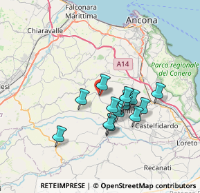 Mappa Via XVII Luglio, 60027 Osimo AN, Italia (5.58857)