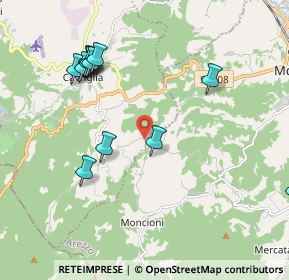 Mappa Le Molina, 52025 Montevarchi AR, Italia (3.3185)