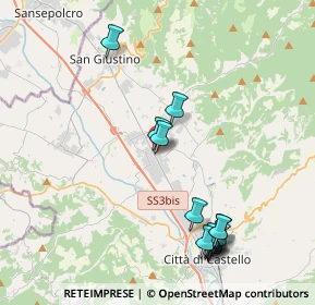 Mappa Via G. Falcone, 06012 Città di Castello PG, Italia (4.64357)