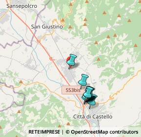 Mappa Via G. Falcone, 06012 Città di Castello PG, Italia (3.82)