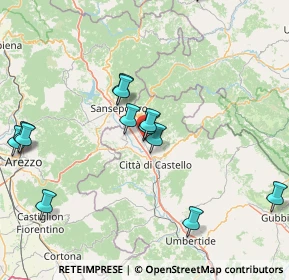 Mappa Via G. Falcone, 06012 Città di Castello PG, Italia (17.84154)