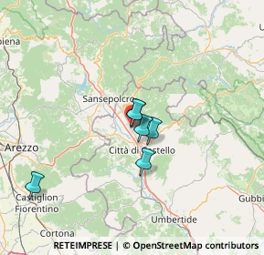 Mappa Via G. Falcone, 06012 Città di Castello PG, Italia (36.41071)