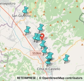 Mappa Vocabolo Mulinello, 06012 Città di Castello PG, Italia (3.42091)