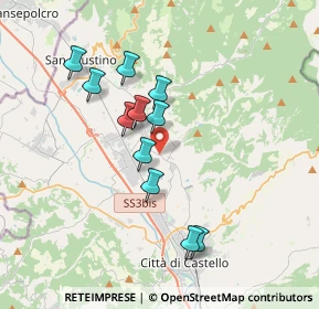 Mappa Vocabolo Mulinello, 06012 Città di Castello PG, Italia (3.28818)