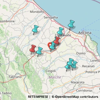 Mappa Via Spina, 60035 Jesi AN, Italia (12.67)