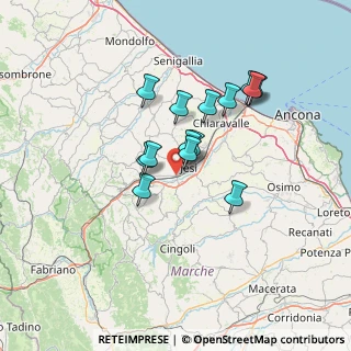 Mappa Via Spina, 60035 Jesi AN, Italia (11.19429)