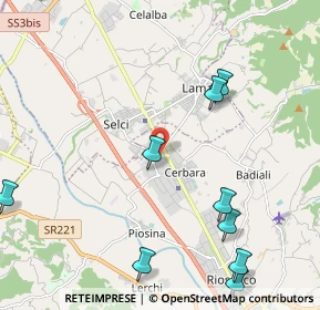 Mappa Via treves, 06012 Città di Castello PG, Italia (3.22917)