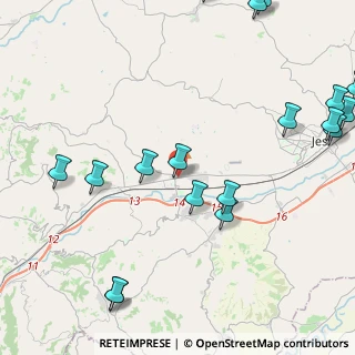 Mappa Via Clementina Nord, 60030 Maiolati Spontini AN, Italia (6.10222)
