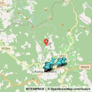 Mappa Localita' Pruneto, 53017 Radda in Chianti SI, Italia (2.452)