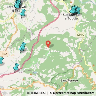 Mappa Strada di Quercia al Poggio, 50028 Barberino Tavarnelle FI, Italia (4.1105)
