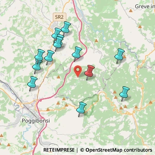 Mappa Strada di Quercia al Poggio, 50028 Barberino Tavarnelle FI, Italia (4.21231)