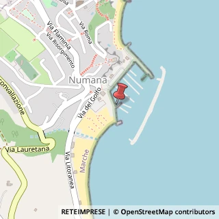 Mappa Via Peschiera, 60026 Numana AN, Italia, 60026 Numana, Ancona (Marche)