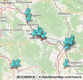 Mappa Via della Lama, 52025 Montevarchi AR, Italia (17.21438)