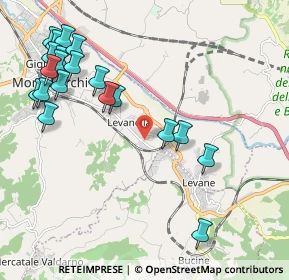 Mappa Via della Lama, 52025 Montevarchi AR, Italia (2.5555)