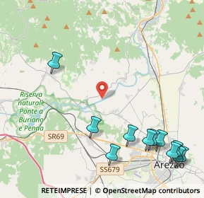Mappa SP dello Spicchio, 52100 Arezzo AR, Italia (5.88909)