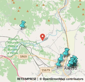 Mappa SP dello Spicchio, 52100 Arezzo AR, Italia (6.47417)