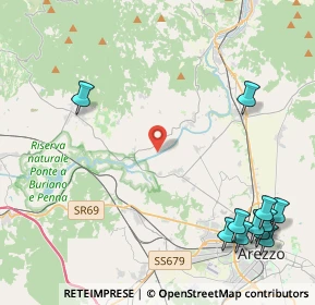 Mappa SP dello Spicchio, 52100 Arezzo AR, Italia (6.31909)