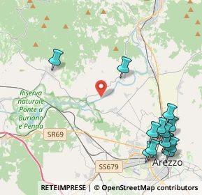 Mappa SP dello Spicchio, 52100 Arezzo AR, Italia (5.82231)