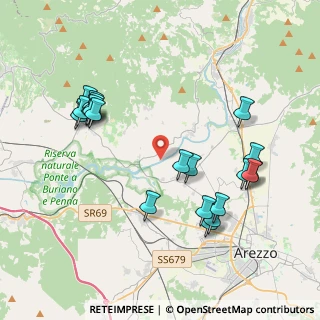 Mappa SP dello Spicchio, 52100 Arezzo AR, Italia (4.3785)