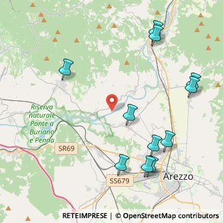 Mappa SP dello Spicchio, 52100 Arezzo AR, Italia (5.30909)
