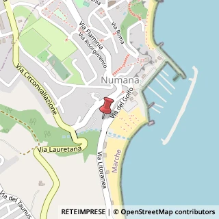 Mappa Via del Porto, 34, 60026 Numana, Ancona (Marche)