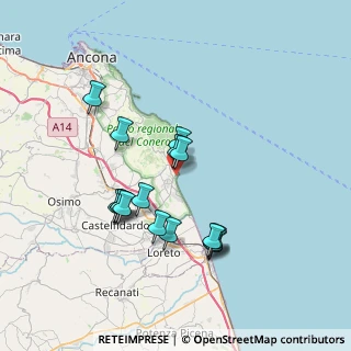 Mappa Via del Porto, 60026 Numana AN, Italia (6.77875)