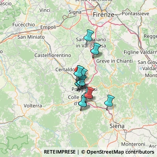 Mappa Str. di Poneta, 50021 Barberino Val D'elsa FI, Italia (9.082)