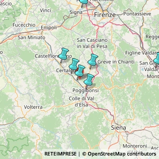 Mappa Str. di Poneta, 50021 Barberino Val D'elsa FI, Italia (28.01333)
