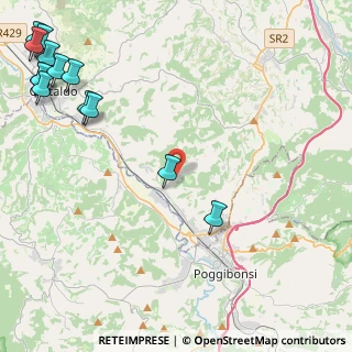 Mappa Str. di Poneta, 50021 Barberino Val D'elsa FI, Italia (6.90538)