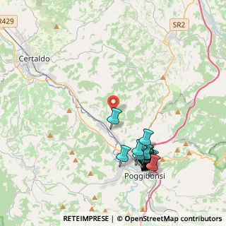 Mappa Str. di Poneta, 50021 Barberino Val D'elsa FI, Italia (4.71895)