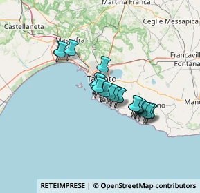 Mappa Via Cocciche, 74122 Taranto TA, Italia (10.5775)