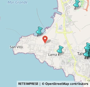 Mappa Via Cocciche, 74122 Taranto TA, Italia (4.2165)