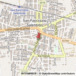 Mappa Via s. pasquale 93, 72026 San Pancrazio Salentino, Brindisi (Puglia)