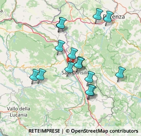 Mappa Viadotto Quattroquerce, 84036 Sala Consilina SA, Italia (14.39667)