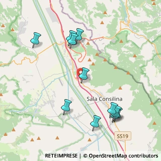 Mappa Via Viscigliete, 84036 Sala Consilina SA, Italia (4.88909)