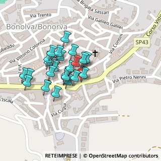 Mappa Piazza Indipendenza, 07012 Bonorva SS, Italia (0.084)