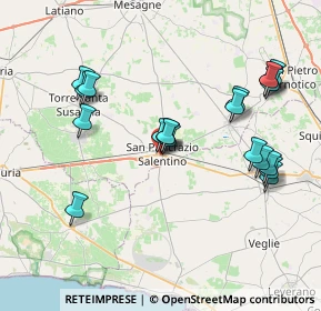 Mappa Via Cialdini, 72026 San Pancrazio Salentino BR, Italia (8.616)