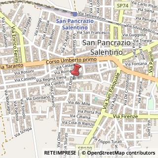 Mappa Via Cialdini, 44, 72026 San Pancrazio Salentino, Brindisi (Puglia)