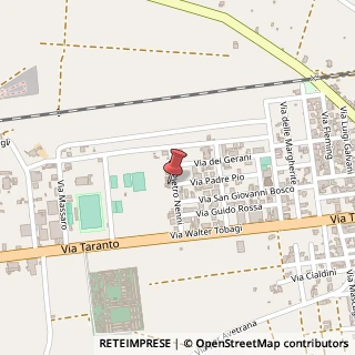 Mappa Via Pietro Nenni, 23, 72026 San Pancrazio Salentino, Brindisi (Puglia)
