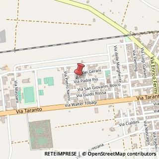 Mappa Via Padre Pio, 18, 72026 San Pancrazio Salentino, Brindisi (Puglia)
