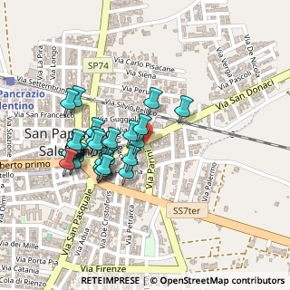 Mappa Via S. Donaci, 72026 San Pancrazio Salentino BR, Italia (0.21786)