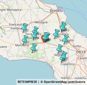 Mappa Via S. G. Bosco, 72026 San Pancrazio Salentino BR, Italia (11.82467)