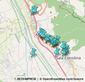 Mappa Via Lavandaia, 84036 Sala Consilina SA, Italia (1.4275)