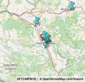Mappa Via Lavandaia, 84036 Sala Consilina SA, Italia (28.685)