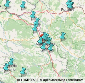 Mappa Via Lavandaia, 84036 Sala Consilina SA, Italia (19.69278)