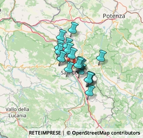 Mappa Via Lavandaia, 84036 Sala Consilina SA, Italia (7.98)