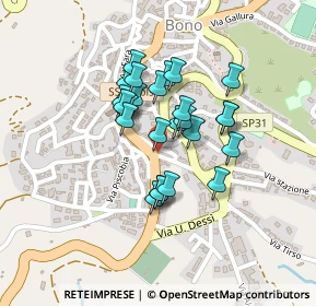 Mappa Via Stazione, 07011 Bono SS, Italia (0.17778)