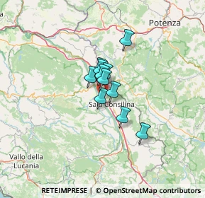 Mappa Via Barca, 84036 Salerno SA, Italia (7.68364)