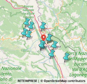 Mappa Via Barca, 84036 Salerno SA, Italia (5.705)