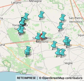 Mappa Via S. Pasquale, 72026 San Pancrazio Salentino BR, Italia (8.4855)